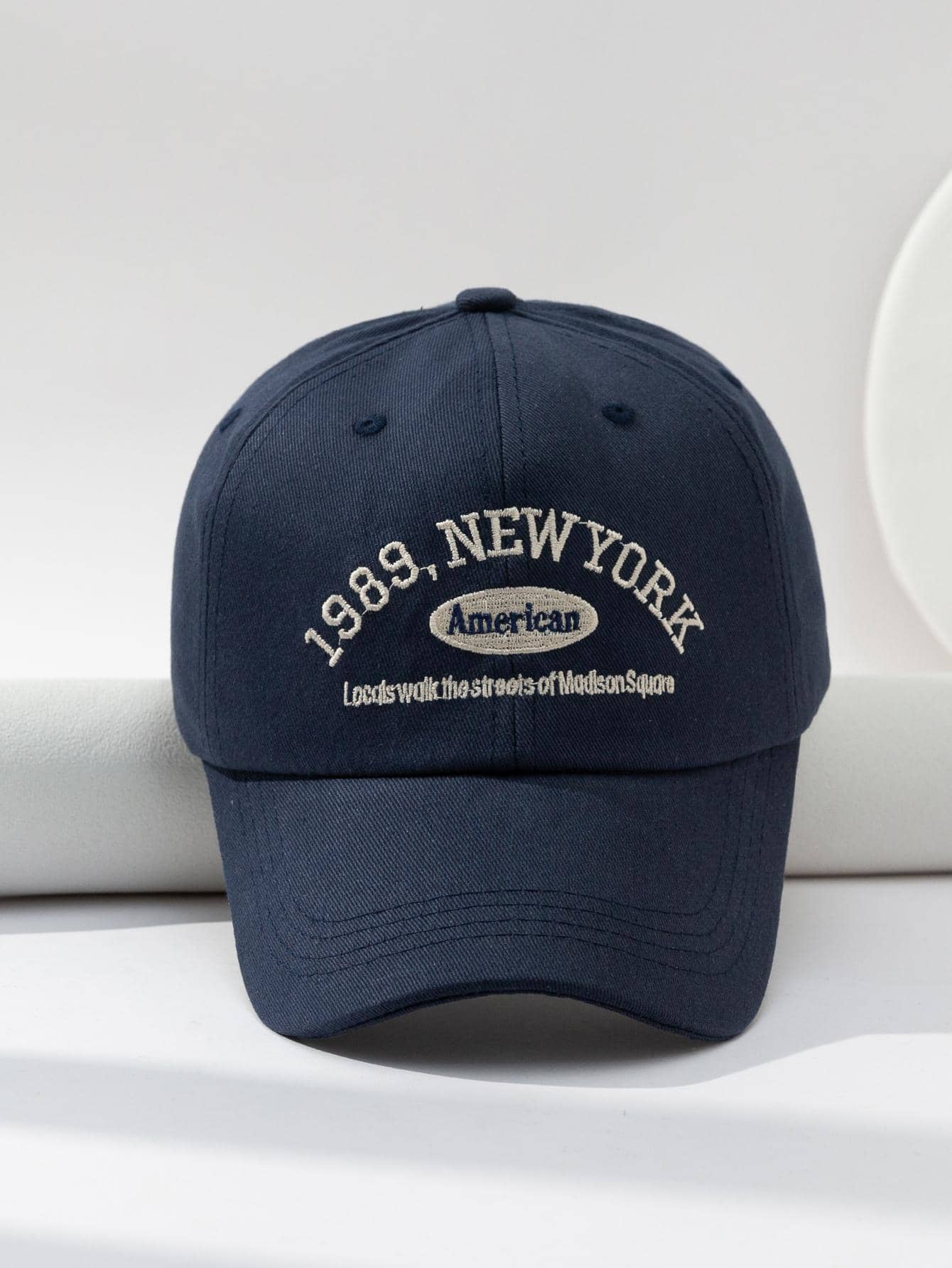 男士字母刺繡棒球帽街頭風