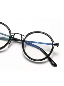 Kính mắt gọng tròn nam trong suốt Phụ kiện kính mắt - màu đen - Xem 3