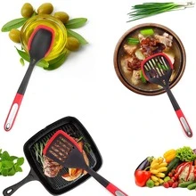 6 piezas Set utensilios de cocina de silicona - Rojo - Ver 2