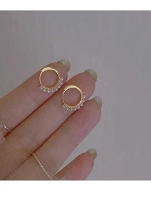 Bông tai lủng lẳng - Bạc - Xem 8