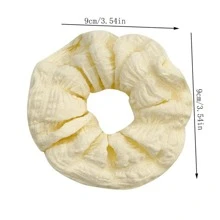 1pc Solid Color Hair Tie - Green - View 8