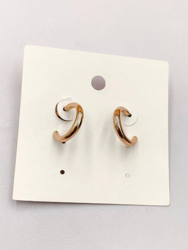 1 Pair Fashionable Versatile Minimalist Niche Earrings