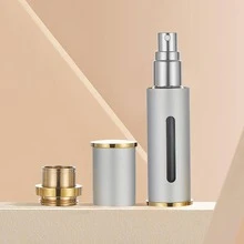 1 pieza Dispensador 10 ml portátil perfume - Plateado - Ver 1