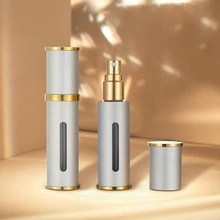 1 pieza Dispensador 10 ml portátil perfume - Plateado - Ver 2