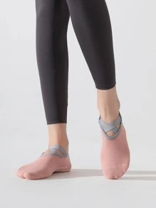 5 Đôi Tất Nữ Đệm Chống Trơn Trượt Chống Trơn Trượt Tập Yoga Pilates Ballet Barre PiYo Tất - Nhiều màu - Xem 3