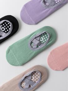 Sports Outdoor 5 Pairs Women's Padded Cushioned Non-Slip Anti-Slip Grips Yoga Pilates Ballet   Socks