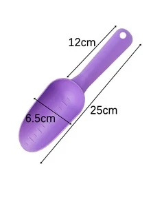 1pc Plain Plastic Gardening Shovel - Purple - View 7