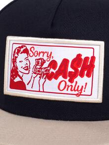 1pc Men Letter Embroidered Fashion Hip-Hop Cap For Daily Life - Black - View 3