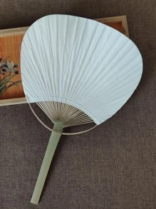 1入組普通手動風扇，家用簡約普通手動風扇 - 白色 - 查看 1