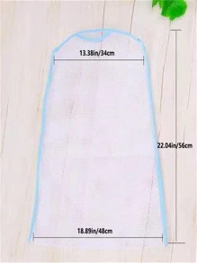 1pc Polyester Pillow Drying Net, Foldable Pillow Drying Rack, Laundry Drying Net Bag For Toys, Home Balcony Clothes Drying Rack