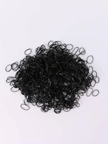 600入组女士素色休閒一次性髮圈適用於日常生活