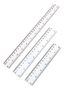 1pc PS Clear Ruler, Modern Portable Ruler For Student,Back To School Essentials,Creative Gift For Thanksgiving, Christmas, Birthday Halloween Decoration Back To School - Multicolor - View 1