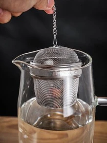 1 pezzo Filtro per tè in acciaio inossidabile, filtro per tè portatile minimalista per la cucina e per il ritorno a scuola