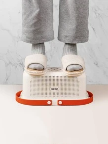 1 pieza Cesta de almacenamiento de silicona lavandería minimalista con abertura para casa