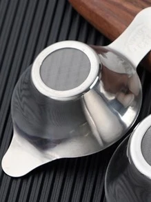 1 件不锈钢泡茶器茶香料调味球滤网茶壶细网咖啡过滤器茶具厨房配件返校 - 銀色 - 查看 5