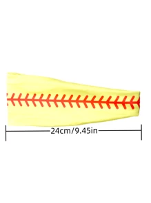 1 băng đô thể thao nữ màu vàng dành cho thể thao ngoài trời - Màu vàng - Xem 5