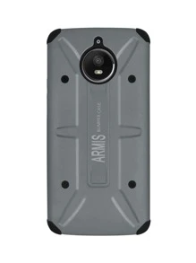 Funda Case Para Moto E4 Plus Uso Rudo Armor - Gris - Ver 1