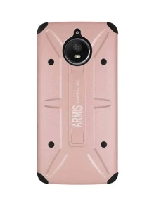 Funda Case Para Moto E4 Plus Uso Rudo Armor - Rosa - Ver 1