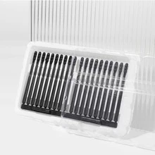 40pcs Plastic Ear Cleaning Tool, Minimalist Solid Color Disposable Ear Cleaning Tool For Home - Black - View 5