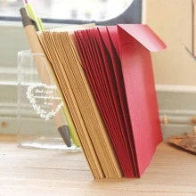 10入組素色信封，學生用極簡便攜信封 - 黑色 - 查看 5