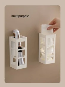 1pc Bathroom Wall Mounted Storage Box