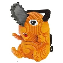 Rompecabezas 3D POCHITA de ChainsawMan - Naranja Coral - Ver 1