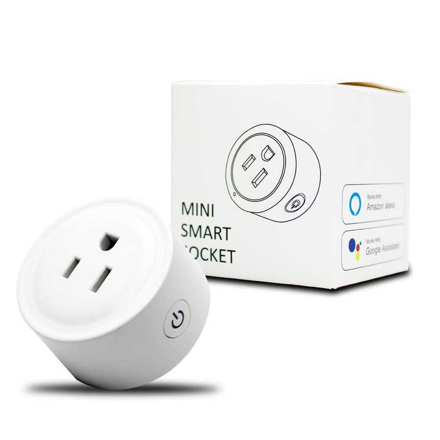 Enchufe Inteligente Wifi Smart Plug Para Alexa Google Home - Blanco - Ver 1