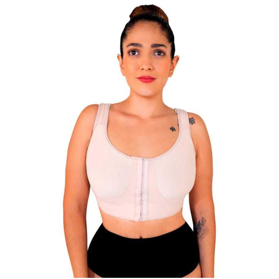 Brasier Postoperatorio Soporte Espalda Tirante Ajustable2071 - Beis - Ver 1