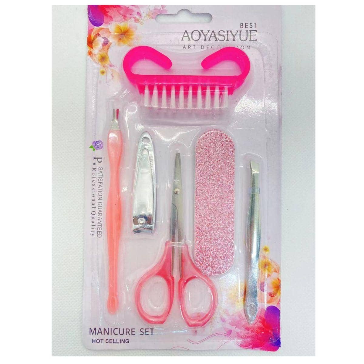 Set De Manicura Y Pedicura 6 Piezas - Rosa - Ver 1