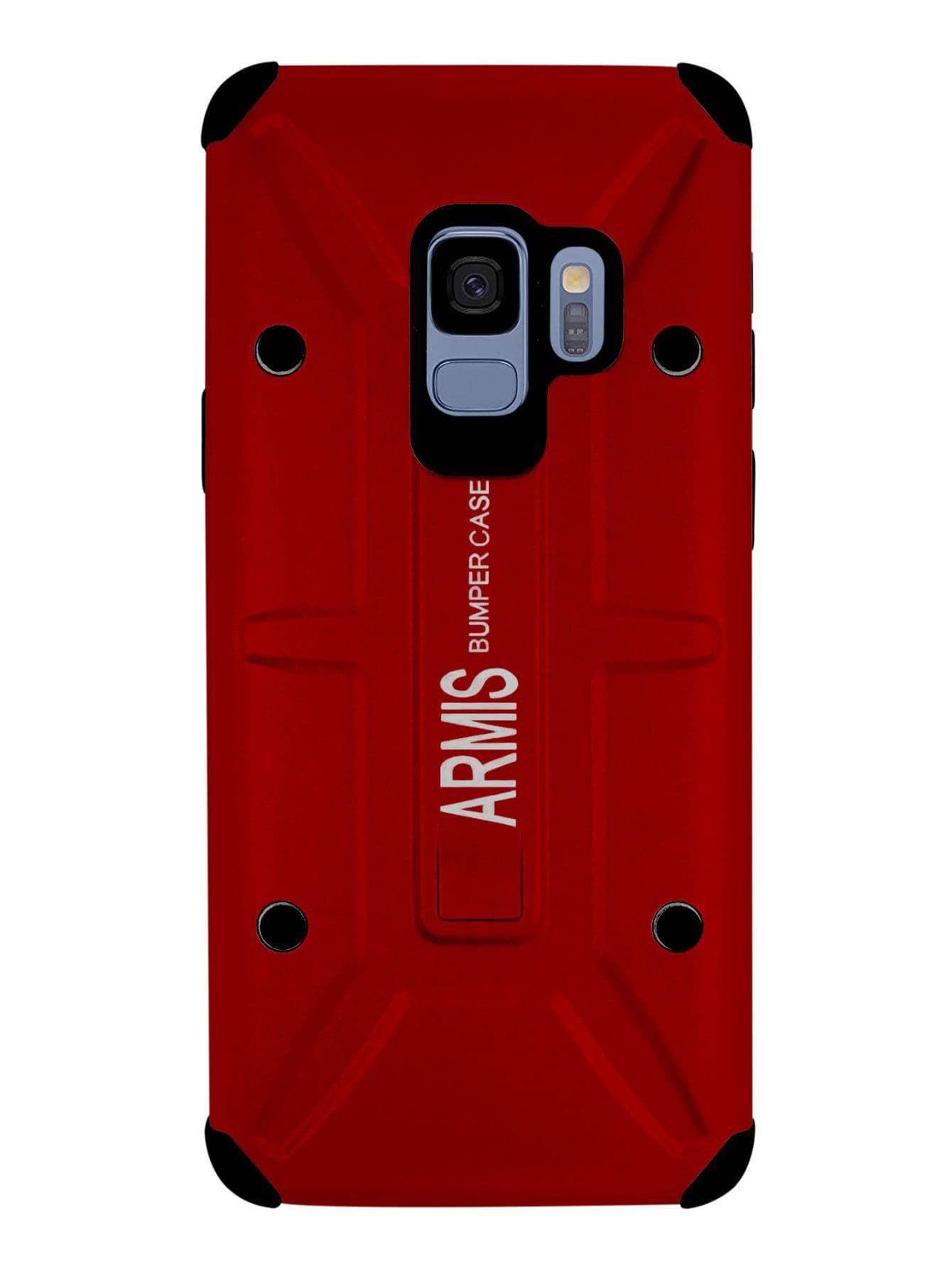 Case Cover For Galaxy S9 Rugged Use Armor - 紅色 - 查看 1
