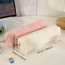 1 Túi đựng bút chì chi tiết đám mây, Túi đựng văn phòng phẩm di động cho trường trung học & văn phòng - Màu xanh lam - Xem 3