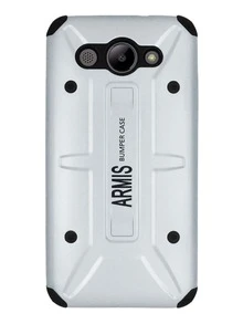 Case Cover For Huawei Y5 Lite Heavy Duty Armor - فضي - مشاهدة 1