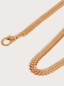 1件装女士精致链条腰带，简约风格腰链配饰，可搭配连衣裙、半身裙，优雅性感，适合通勤、休闲聚会、派对、约会，也是送给朋友、家人、母亲、女友的礼物，适合生日、情人节、夏季、秋季、开学季、万圣节等场合。
