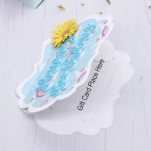 1pc Gift Card Holder Cutting Die - Silver - View 2