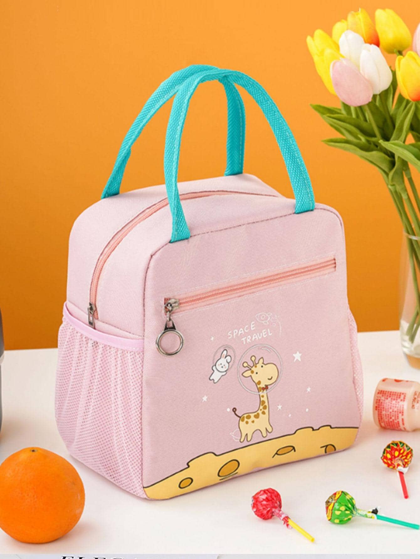 1pc Cartoon Graphic Lunch Bag