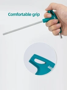 1pc Stainless Steel Wrench, Modern Multifunctional Spanner For Home - Blue - View 3