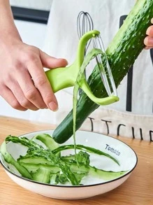 1 Máy Tính Rau Xanh Dụng Cụ Xay Bắp Cải Máy Thái Máy Hủy Dụng Cụ Gọt Vỏ Trái Cây Vật Dụng Nhà Bếp Dễ Dàng Bóc Và Băm Cho Vườn Rau Cắm Trại - màu xanh lá - Xem 10