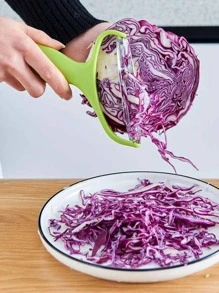 1 Máy Tính Rau Xanh Dụng Cụ Xay Bắp Cải Máy Thái Máy Hủy Dụng Cụ Gọt Vỏ Trái Cây Vật Dụng Nhà Bếp Dễ Dàng Bóc Và Băm Cho Vườn Rau Cắm Trại - màu xanh lá - Xem 12