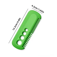 1pc Herb Stripper Leaf Remover, Portable Tool For Camping And Kitchen - Green - View 3