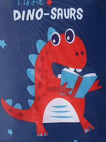 1pc Dinosaur Pattern Lunch Bag - Navy Blue - View 3