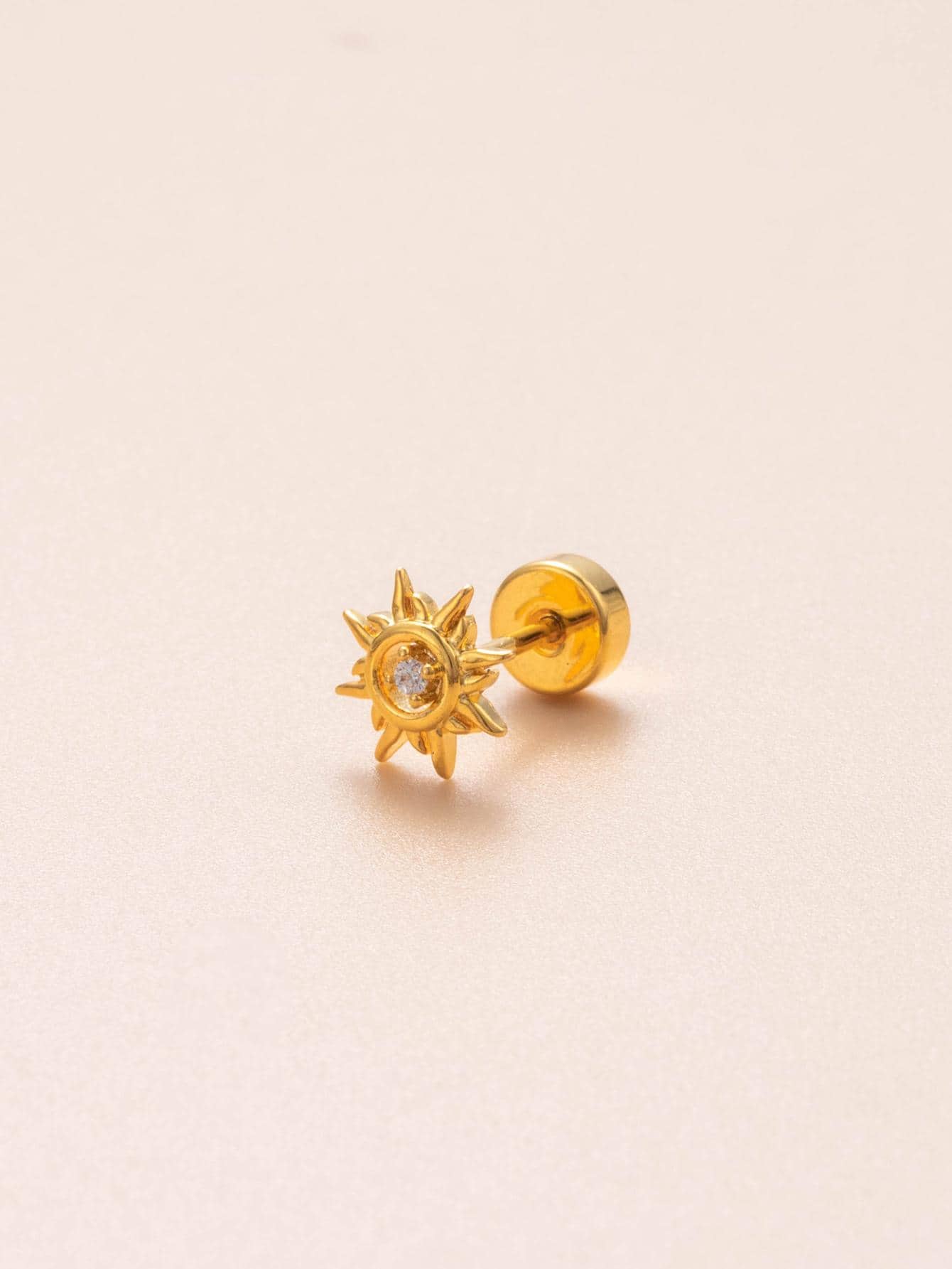 1pc Sun Stud Earring