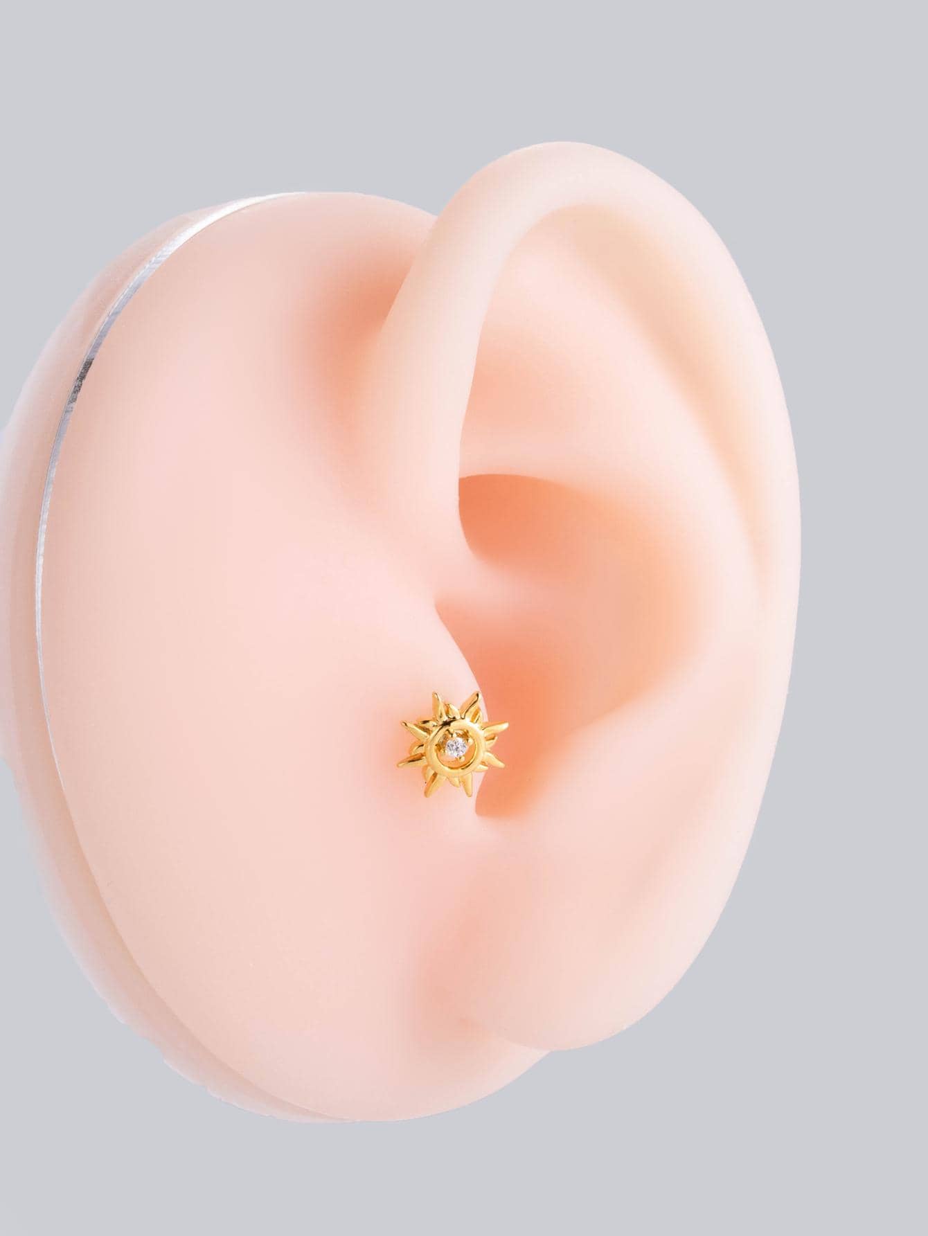 1pc Sun Stud Earring