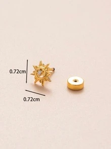 1pc Sun Stud Earring