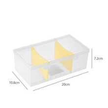 1 hộp đựng văn phòng phẩm trong suốt, hộp đựng văn phòng phẩm di động tối giản cho sinh viên - Trong sáng - Xem 3