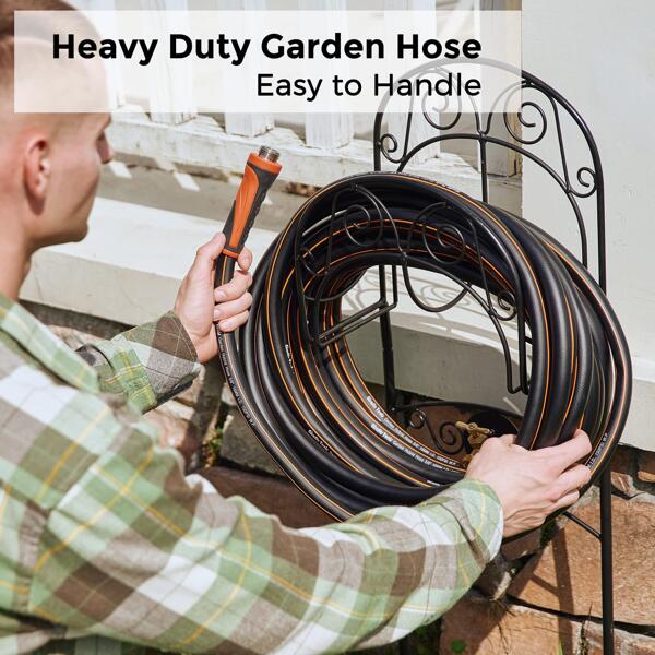 Garden Leader Hose 3ft x 5/8", Short Water Hose Heavy Duty, Flexible