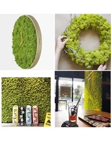 40g Mô phỏng Rêu nhân tạo Xanh lá cây cỏ rêu vĩnh cửu Cây giả dùng để trang trí tường nhà Vườn Vật liệu cảnh quan vi mô Quà tặng, Ngày lễ tình nhân, Quà tặng - màu xanh lá - Xem 4