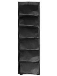 1 Chắc Chắn Treo Giày Túi Bảo Quản Tối Giản Chất Liệu Vải Không Dệt Treo Túi Bảo Quản Cho Gia Đình - màu đen - Xem 5