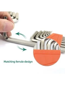 8pcs/set Stainless Steel Wrench, Modern Multifunctional Spanner For Home - Silver - View 2