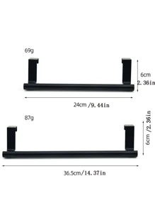 1 pieza de acero inoxidable Toalla minimalista colgante Estante de toalla para casa