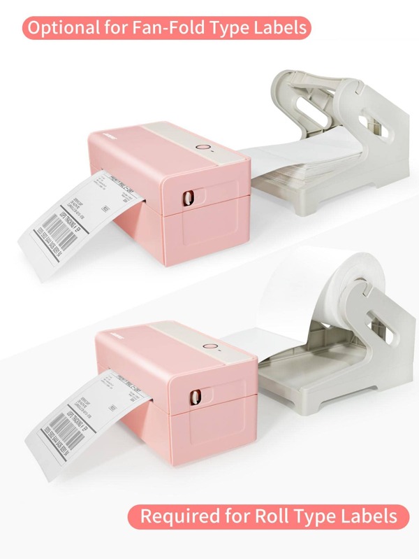 JADENS Bluetooth Thermal Label Printer Wireless Shipping Label Printer